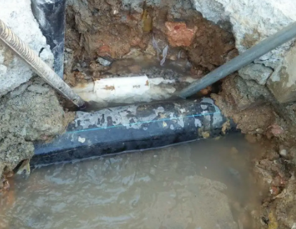 左贡测漏水之水管漏水